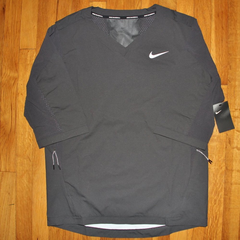 Nike Baseball Hot Jacket 3/4 Short Sleeve Mens M